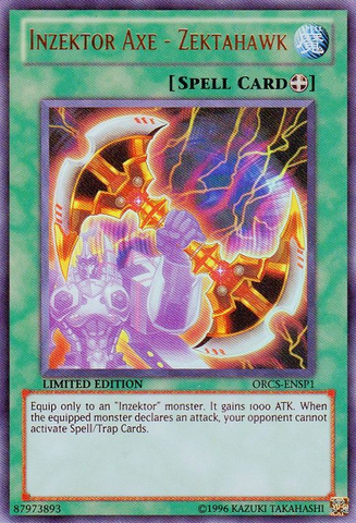 Inzektor Axe - Zektahawk [ORCS-ENSP1] Ultra Rare - Card Brawlers | Quebec | Canada | Yu-Gi-Oh!