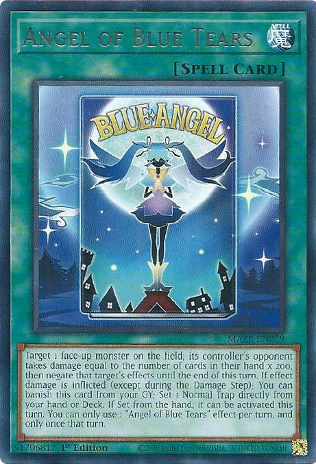 Angel of Blue Tears [MAZE-EN029] Rare - Card Brawlers | Quebec | Canada | Yu-Gi-Oh!