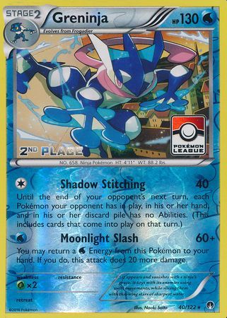 Greninja (40/122) (League Promo 2nd Place) [XY: BREAKpoint] - Card Brawlers | Quebec | Canada | Yu-Gi-Oh!