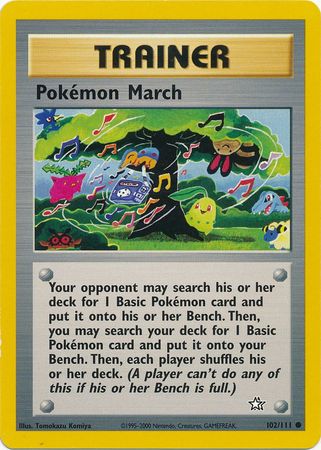 Pokemon March (102/111) [Neo Genesis Unlimited] - Card Brawlers | Quebec | Canada | Yu-Gi-Oh!