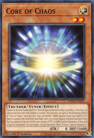 Core of Chaos [PHHY-EN011] Common - Card Brawlers | Quebec | Canada | Yu-Gi-Oh!