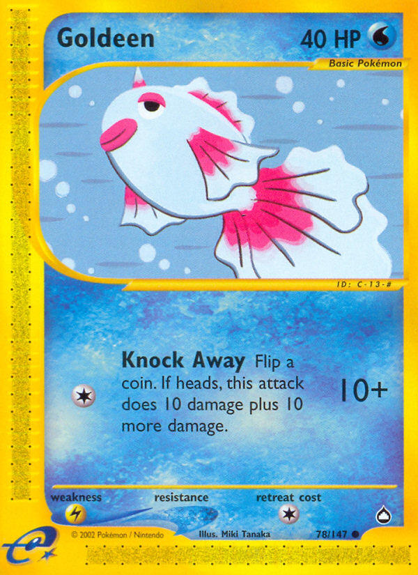 Goldeen (78/147) [Aquapolis] - Card Brawlers | Quebec | Canada | Yu-Gi-Oh!