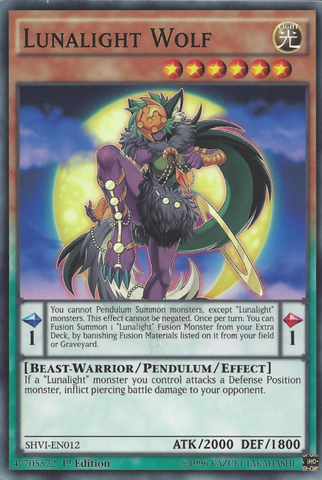 Lunalight Wolf [SHVI-EN012] Common - Yu-Gi-Oh! - Card Brawlers | Quebec | Canada |