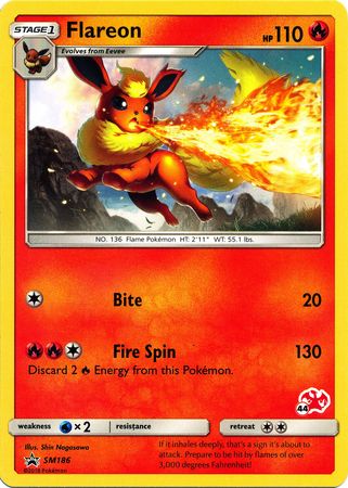 Flareon (SM186) (Charizard Stamp #44) [Battle Academy 2020] - Card Brawlers | Quebec | Canada | Yu-Gi-Oh!