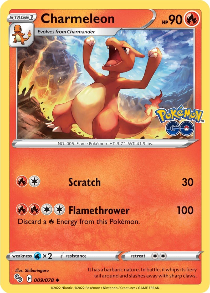 Charmeleon (009/078) [Pokémon GO] - Card Brawlers | Quebec | Canada | Yu-Gi-Oh!