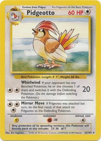 Pidgeotto (22/102) [Base Set Unlimited] - Card Brawlers | Quebec | Canada | Yu-Gi-Oh!