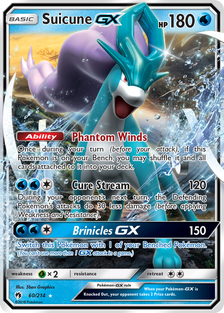 Suicune GX (60/214) [Sun & Moon: Lost Thunder] - Card Brawlers | Quebec | Canada | Yu-Gi-Oh!