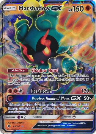 Marshadow GX (80/147) (Jumbo Card) [Sun & Moon: Burning Shadows] - Card Brawlers | Quebec | Canada | Yu-Gi-Oh!