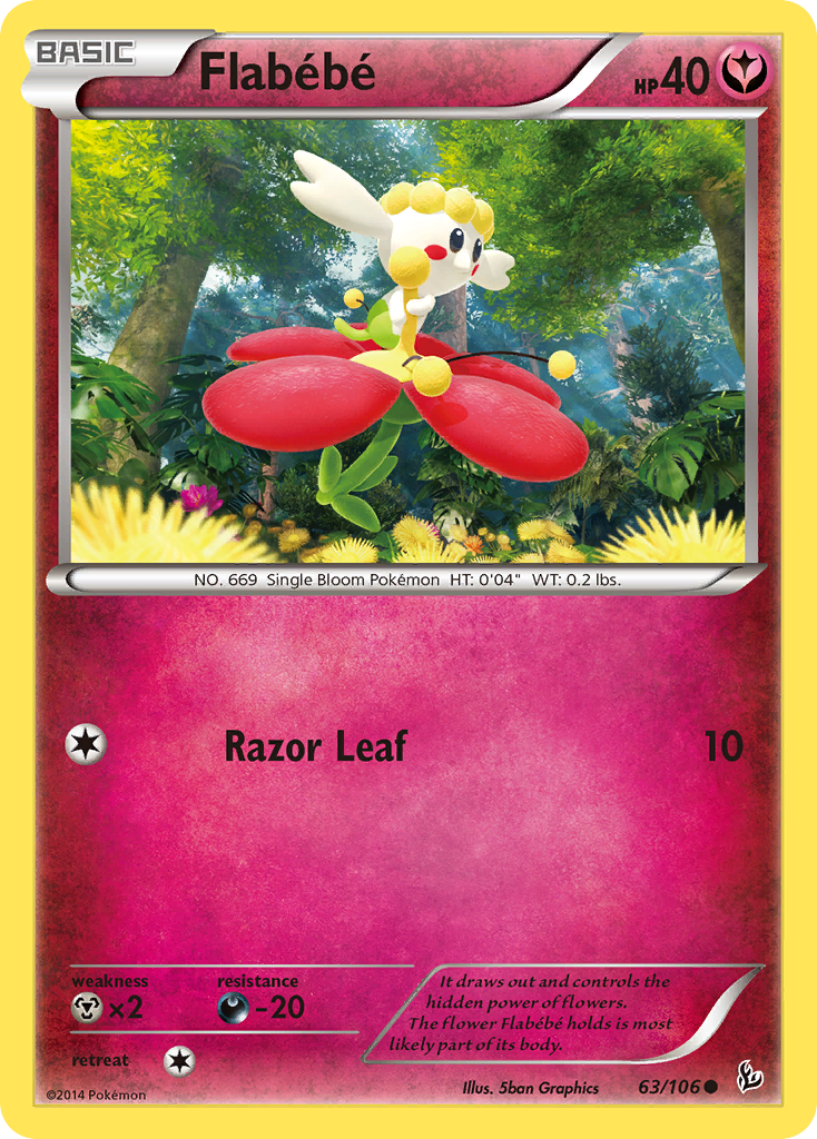 Flabebe (63/106) [XY: Flashfire] - Card Brawlers | Quebec | Canada | Yu-Gi-Oh!