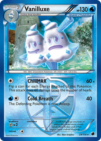 Vanilluxe (29/116) [Black & White: Plasma Freeze] - Card Brawlers | Quebec | Canada | Yu-Gi-Oh!