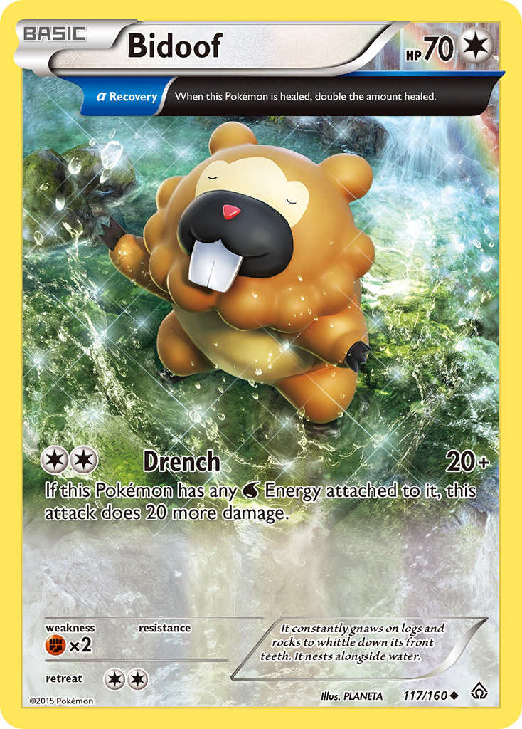Bidoof (117/160) [XY: Primal Clash] - Card Brawlers | Quebec | Canada | Yu-Gi-Oh!