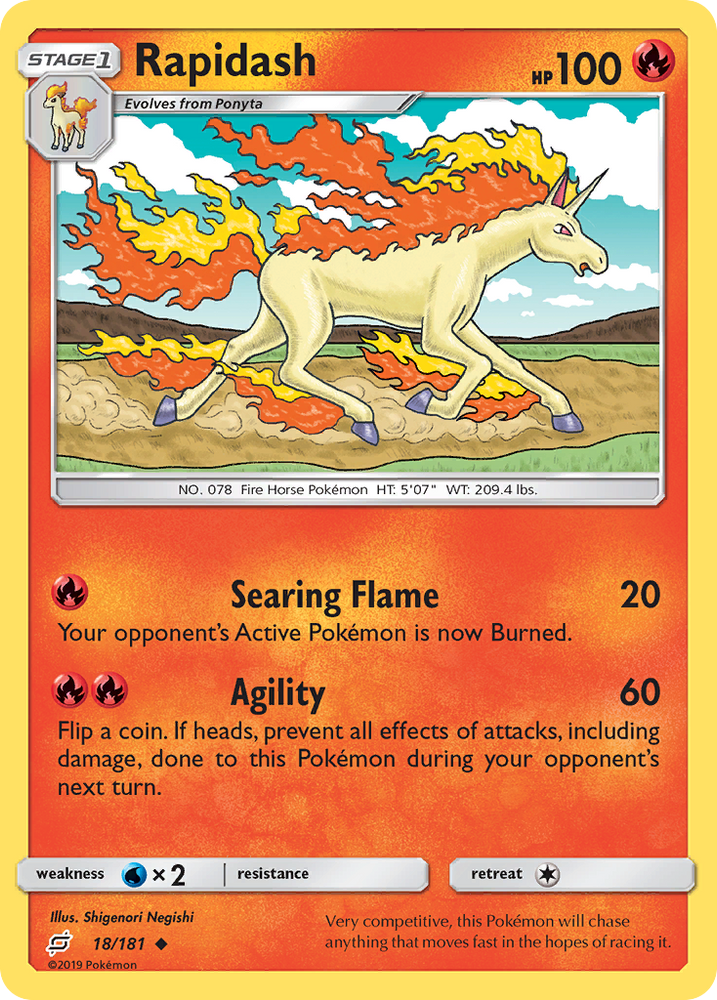 Rapidash (18/181) [Sun & Moon: Team Up] - Card Brawlers | Quebec | Canada | Yu-Gi-Oh!