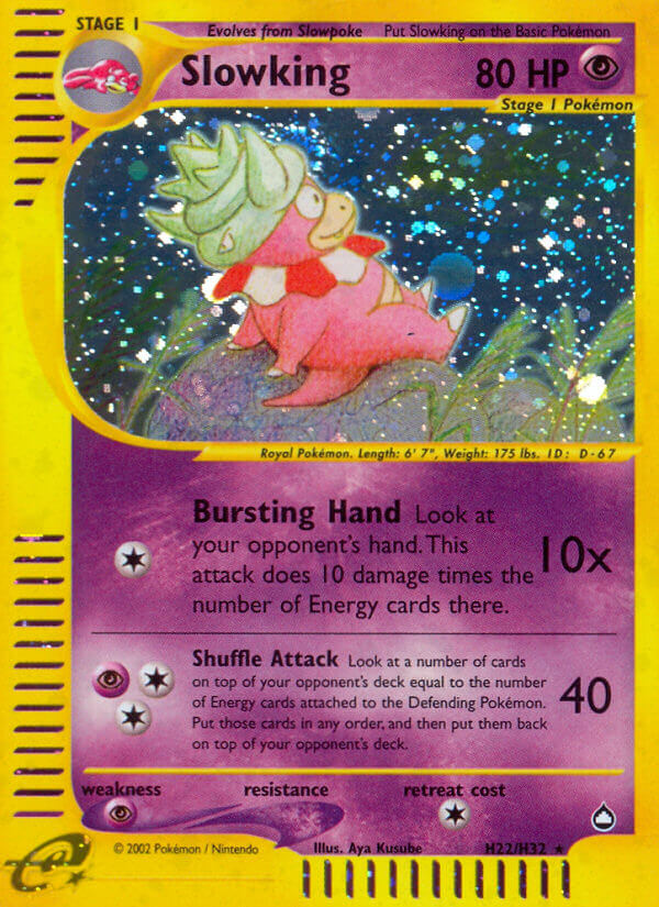 Slowking (H22/H32) [Aquapolis] - Card Brawlers | Quebec | Canada | Yu-Gi-Oh!