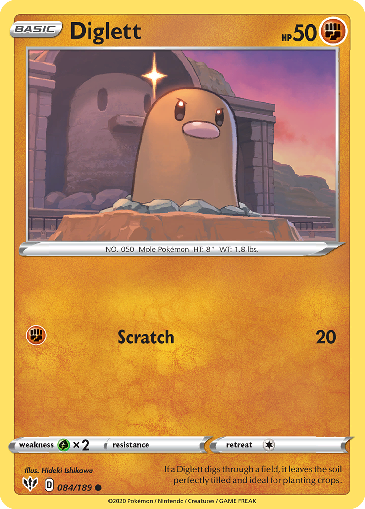 Diglett (084/189) [Sword & Shield: Darkness Ablaze] - Card Brawlers | Quebec | Canada | Yu-Gi-Oh!