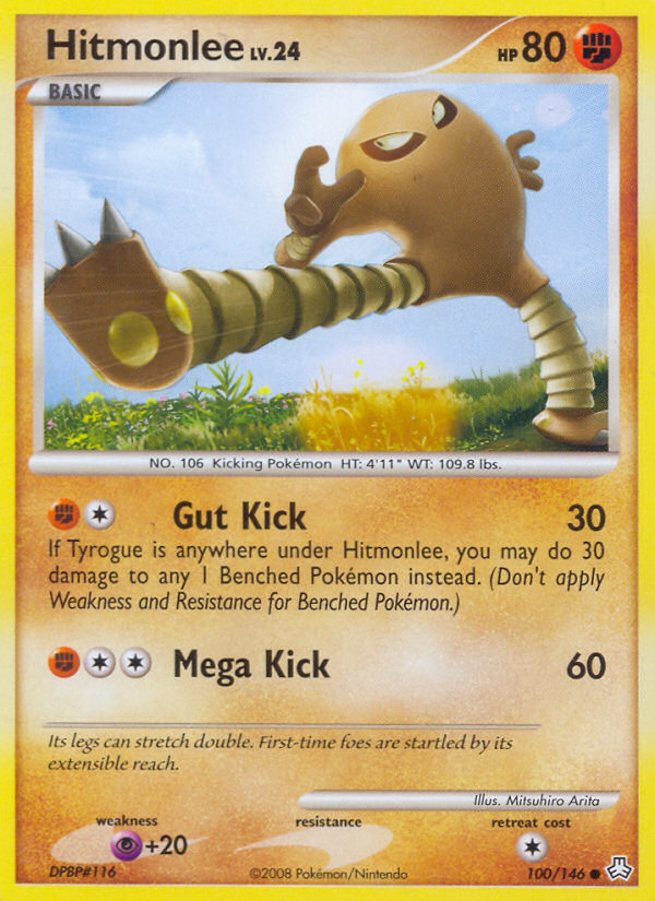 Hitmonlee (100/146) [Diamond & Pearl: Legends Awakened] - Card Brawlers | Quebec | Canada | Yu-Gi-Oh!