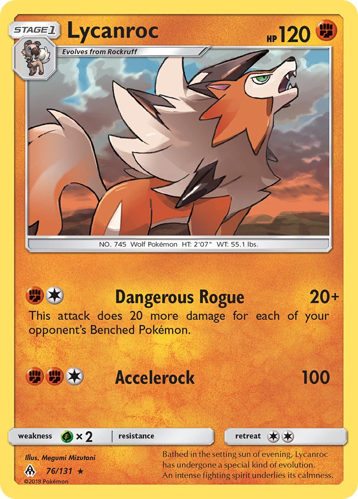 Lycanroc (76/133) (Theme Deck Exclusive) [Sun & Moon: Forbidden Light] - Card Brawlers | Quebec | Canada | Yu-Gi-Oh!