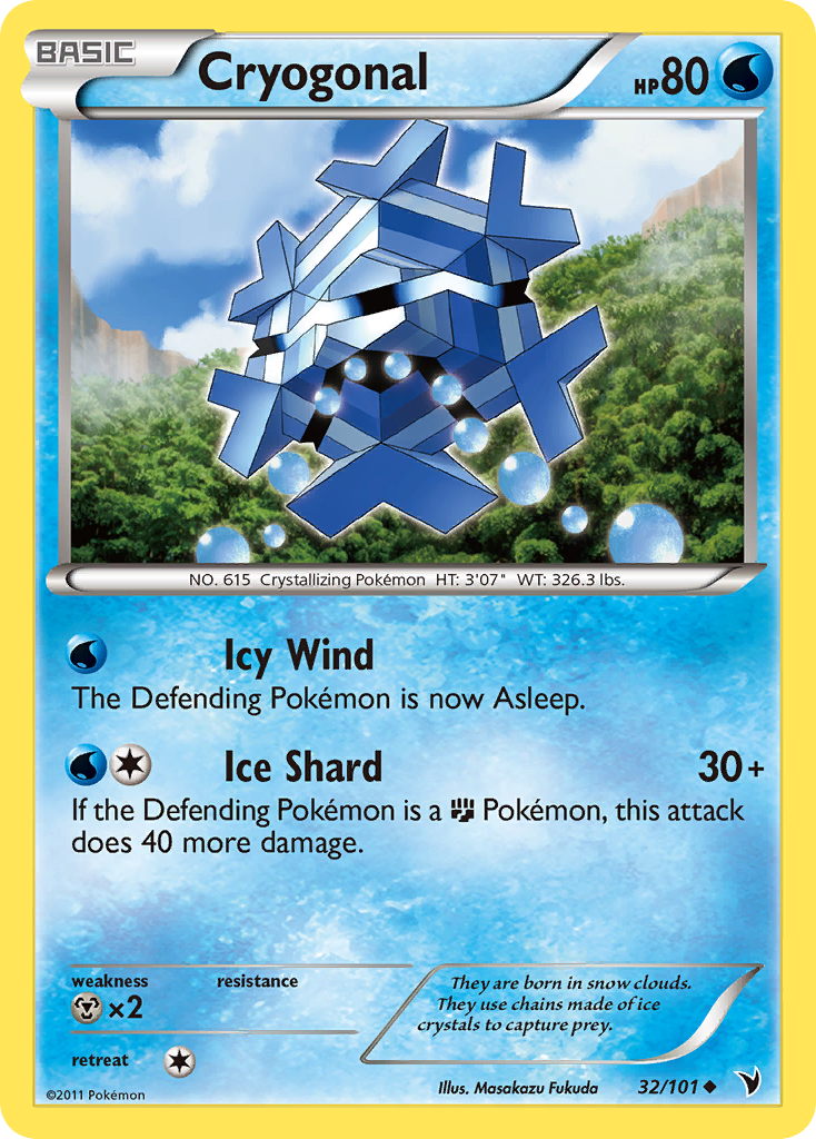 Cryogonal (32/101) [Black & White: Noble Victories] - Card Brawlers | Quebec | Canada | Yu-Gi-Oh!
