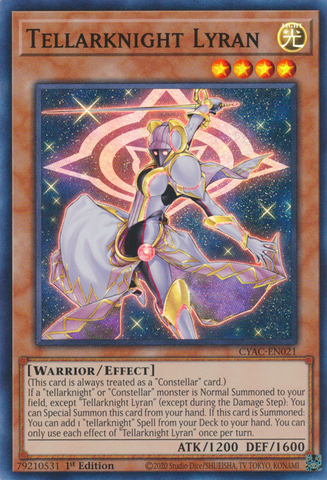 Tellarknight Lyran [CYAC-EN021] Super Rare - Card Brawlers | Quebec | Canada | Yu-Gi-Oh!