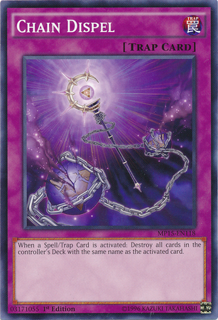 Chain Dispel [MP15-EN118] Common - Card Brawlers | Quebec | Canada | Yu-Gi-Oh!