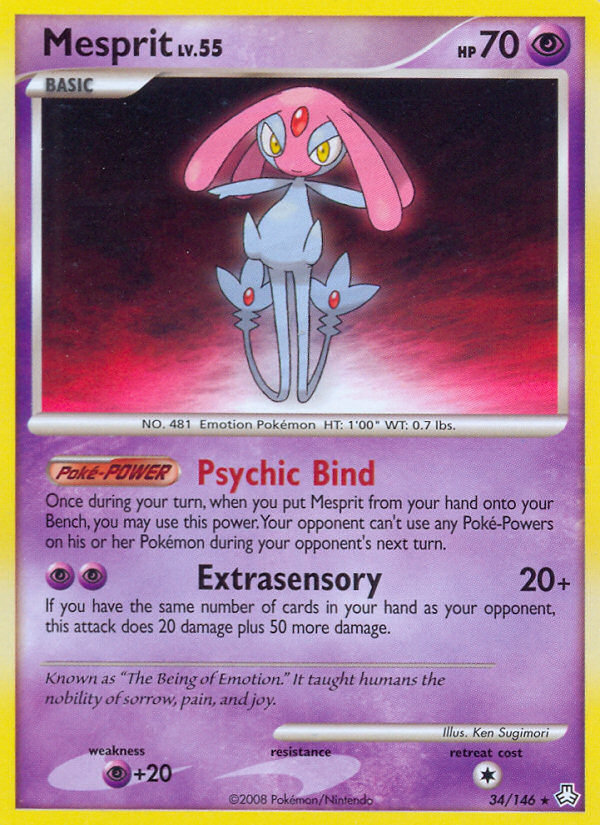 Mesprit (34/146) [Diamond & Pearl: Legends Awakened] - Card Brawlers | Quebec | Canada | Yu-Gi-Oh!