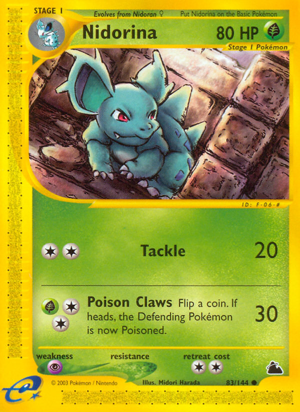 Nidorina (83/144) [Skyridge] - Card Brawlers | Quebec | Canada | Yu-Gi-Oh!