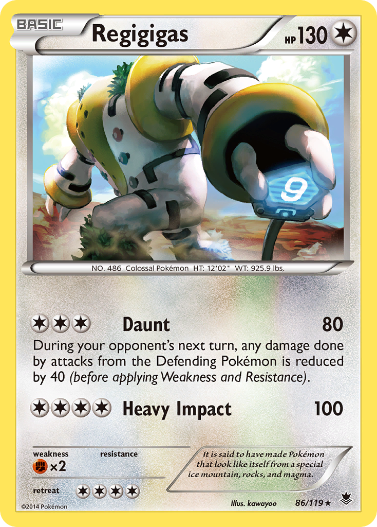 Regigigas (86/119) [XY: Phantom Forces] - Card Brawlers | Quebec | Canada | Yu-Gi-Oh!