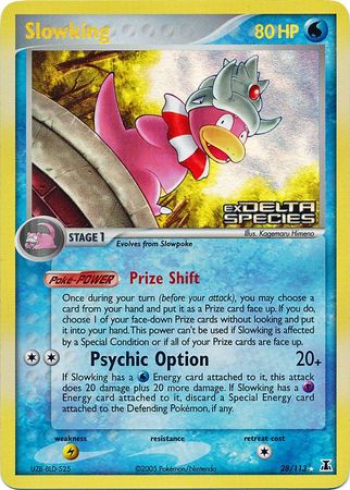 Slowking (28/113) (Stamped) [EX: Delta Species] - Card Brawlers | Quebec | Canada | Yu-Gi-Oh!