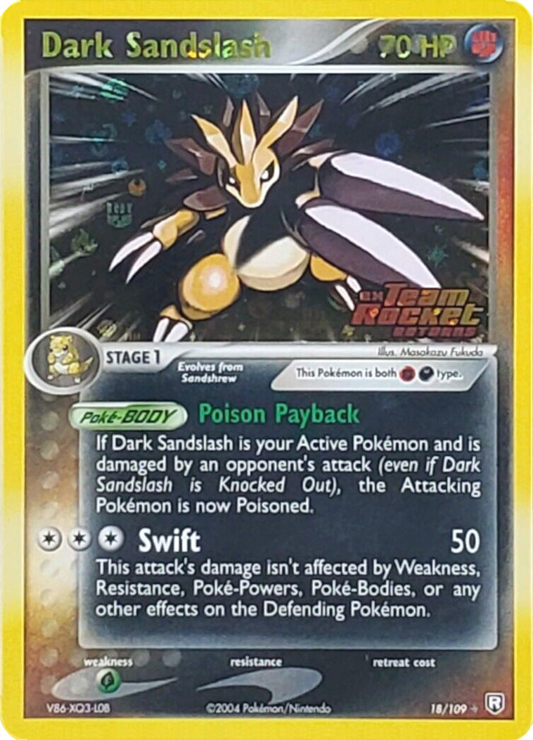 Dark Sandslash (18/109) (Stamped) [EX: Team Rocket Returns] - Card Brawlers | Quebec | Canada | Yu-Gi-Oh!