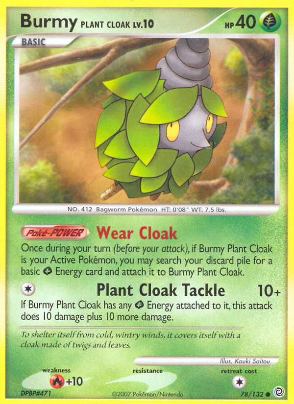 Burmy Plant Cloak (78/132) [Diamond & Pearl: Secret Wonders] - Card Brawlers | Quebec | Canada | Yu-Gi-Oh!