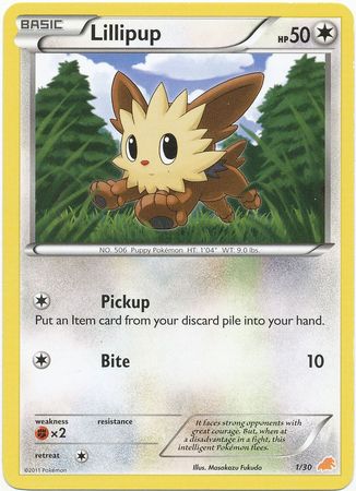 Lillipup (1/30) [Black & White: Trainer Kit - Excadrill] - Card Brawlers | Quebec | Canada | Yu-Gi-Oh!