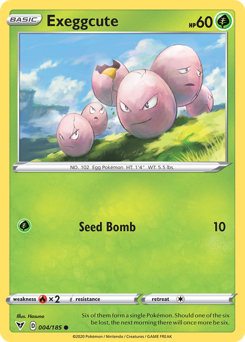 Exeggcute (004/185) [Sword & Shield: Vivid Voltage] - Card Brawlers | Quebec | Canada | Yu-Gi-Oh!