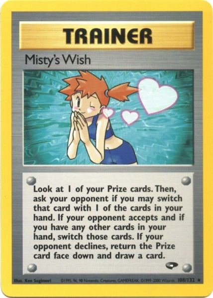 Misty's Wish (108/132) [Gym Challenge Unlimited] - Card Brawlers | Quebec | Canada | Yu-Gi-Oh!