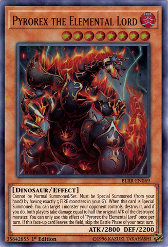 Pyrorex the Elemental Lord [BLRR-EN069] Ultra Rare - Yu-Gi-Oh! - Card Brawlers | Quebec | Canada |