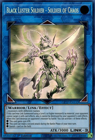 Black Luster Soldier - Soldier of Chaos [GFTP-EN132] Ghost Rare - Card Brawlers | Quebec | Canada | Yu-Gi-Oh!