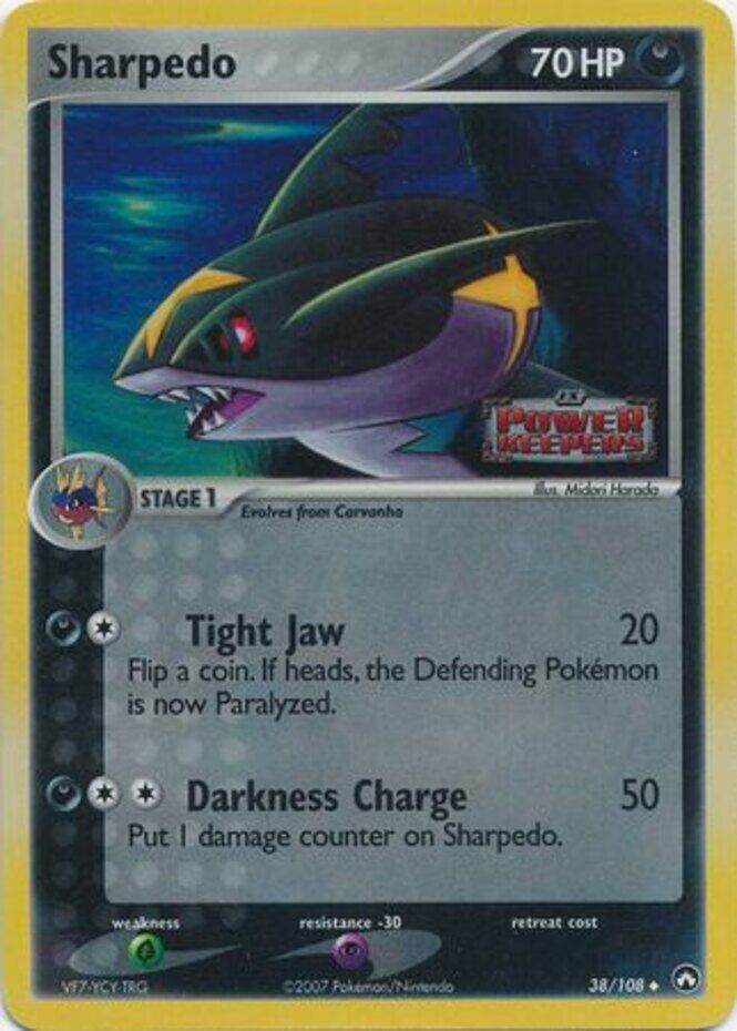 Sharpedo (38/108) (Stamped) [EX: Power Keepers] - Card Brawlers | Quebec | Canada | Yu-Gi-Oh!