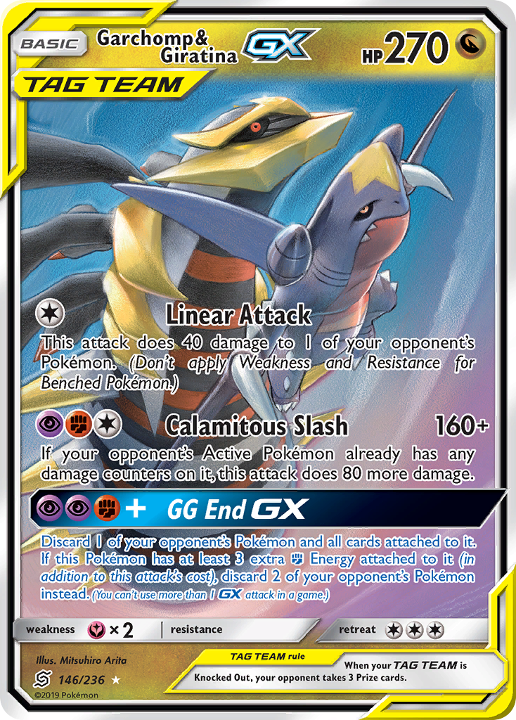 Garchomp & Giratina GX (146/236) [Sun & Moon: Unified Minds] - Card Brawlers | Quebec | Canada | Yu-Gi-Oh!
