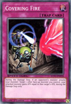 Covering Fire [SGX1-ENH18] Common - Card Brawlers | Quebec | Canada | Yu-Gi-Oh!