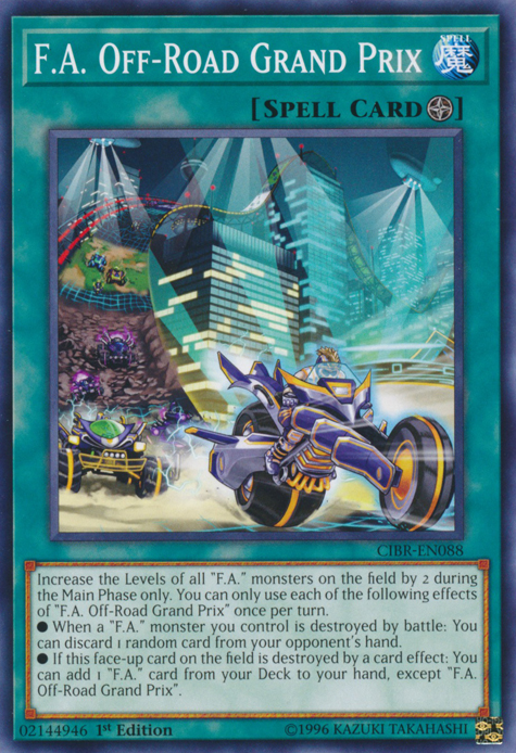 F.A. Off-Road Grand Prix [CIBR-EN088] Common - Yu-Gi-Oh! - Card Brawlers | Quebec | Canada |