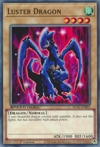 Luster Dragon [SGX3-ENB03] Common - Card Brawlers | Quebec | Canada | Yu-Gi-Oh!