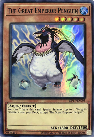 The Great Emperor Penguin [OP17-EN005] Super Rare - Card Brawlers | Quebec | Canada | Yu-Gi-Oh!