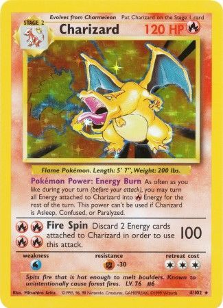 Charizard (4/102) [Base Set Unlimited] - Card Brawlers | Quebec | Canada | Yu-Gi-Oh!