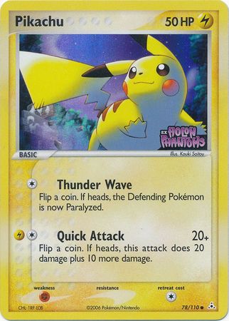 Pikachu (78/110) (Stamped) [EX: Holon Phantoms] - Card Brawlers | Quebec | Canada | Yu-Gi-Oh!