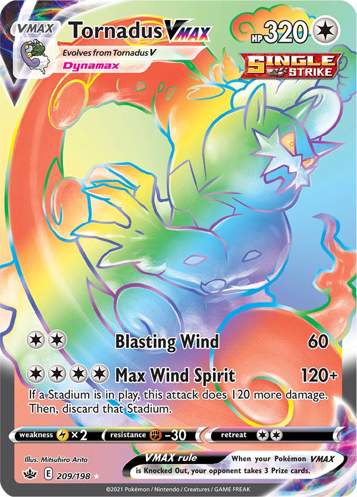 Tornadus VMAX (209/198) [Sword & Shield: Chilling Reign] - Card Brawlers | Quebec | Canada | Yu-Gi-Oh!