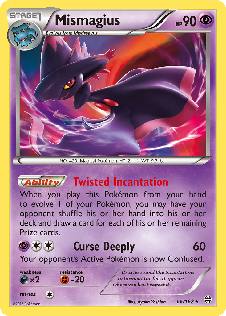 Mismagius (66/162) [XY: BREAKthrough] - Card Brawlers | Quebec | Canada | Yu-Gi-Oh!