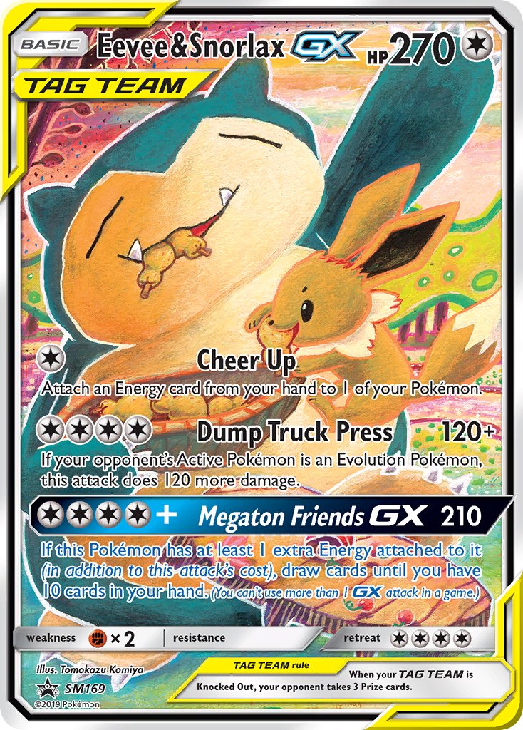 Eevee & Snorlax GX (SM169) [Sun & Moon: Black Star Promos] - Card Brawlers | Quebec | Canada | Yu-Gi-Oh!
