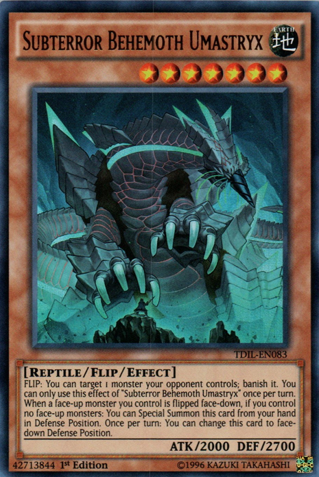 Subterror Behemoth Umastryx [TDIL-EN083] Ultra Rare - Yu-Gi-Oh! - Card Brawlers | Quebec | Canada |