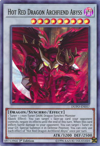 Hot Red Dragon Archfiend Abyss [DUPO-EN057] Ultra Rare - Card Brawlers | Quebec | Canada | Yu-Gi-Oh!