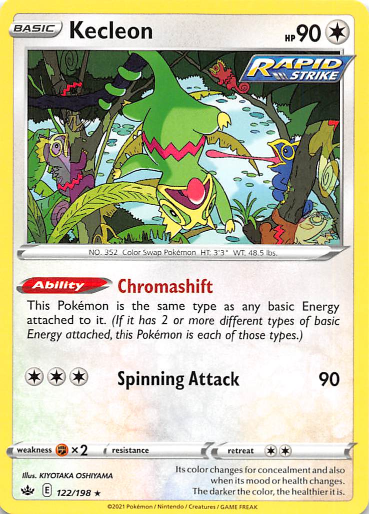 Kecleon (122/198) [Sword & Shield: Chilling Reign] - Card Brawlers | Quebec | Canada | Yu-Gi-Oh!