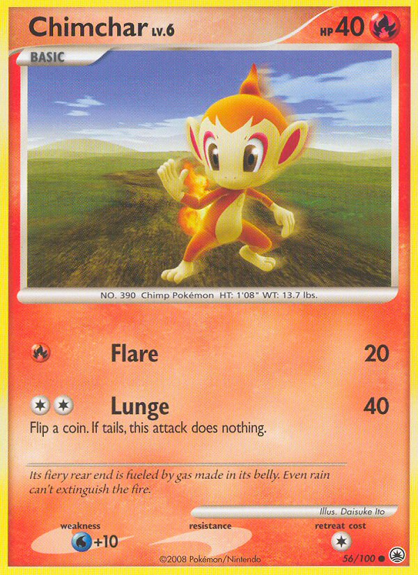 Chimchar (56/100) [Diamond & Pearl: Majestic Dawn] - Card Brawlers | Quebec | Canada | Yu-Gi-Oh!