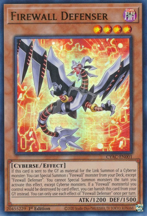 Firewall Defenser [CYAC-EN001] Ultra Rare - Card Brawlers | Quebec | Canada | Yu-Gi-Oh!